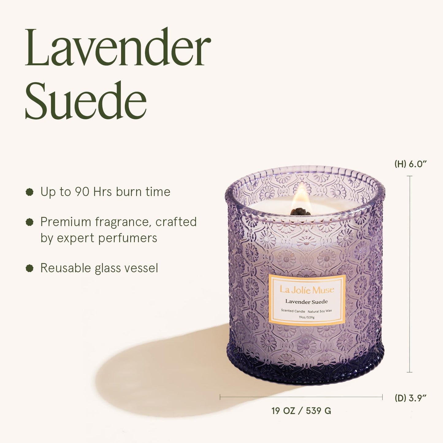 LA JOLIE MUSE Glass Jar Candle