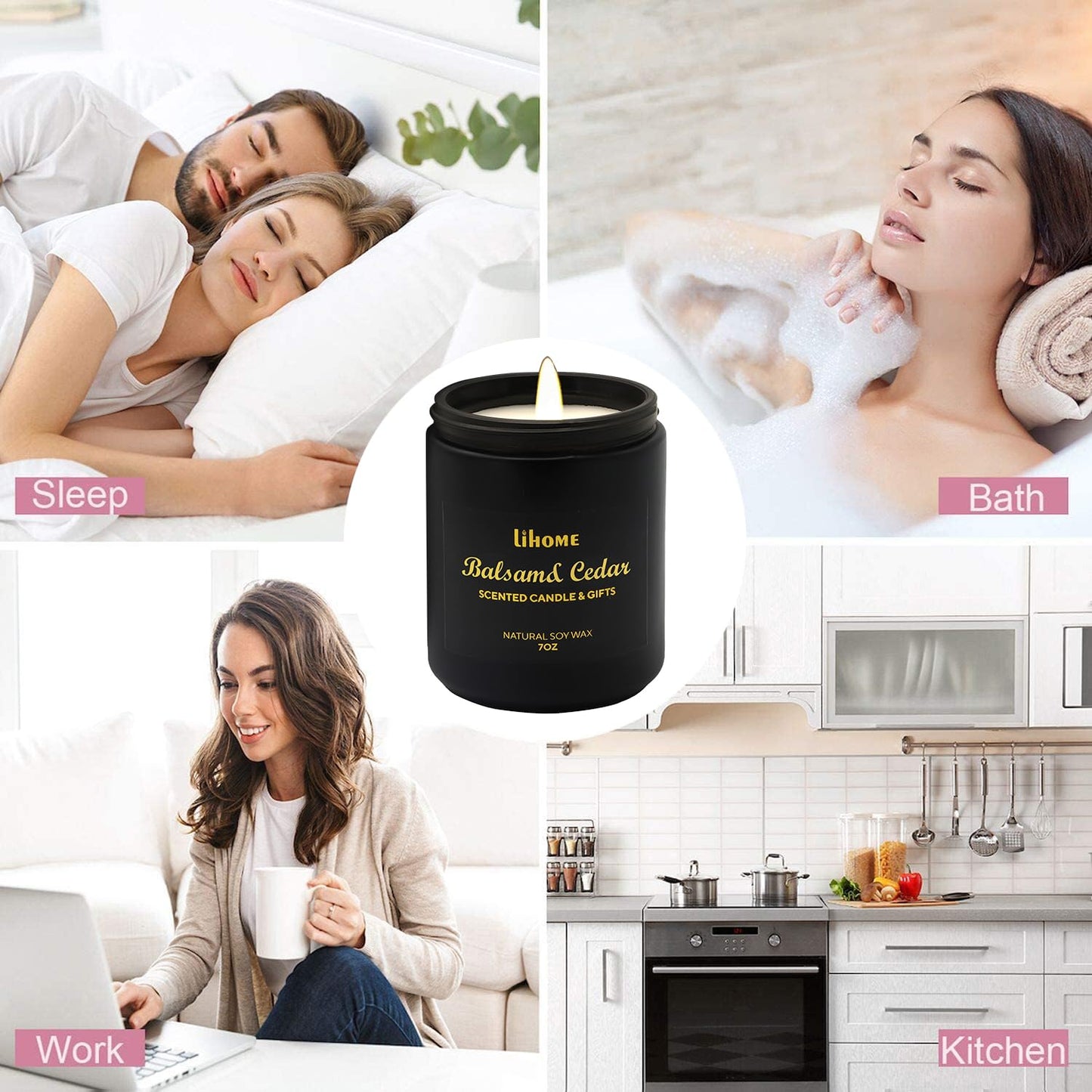 Happy Birthday Candle | Natural Soy Wax Vanilla Scented Candles