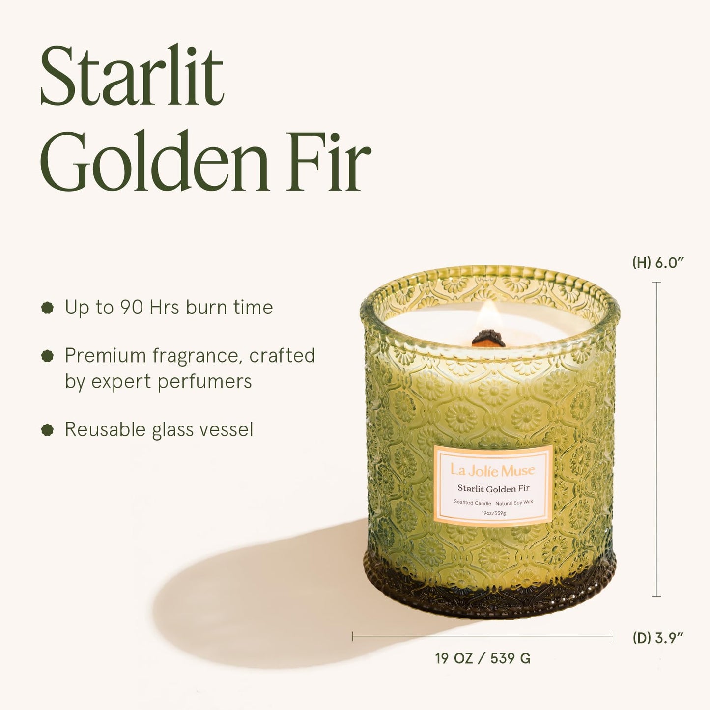 LA JOLIE MUSE Glass Jar Candle