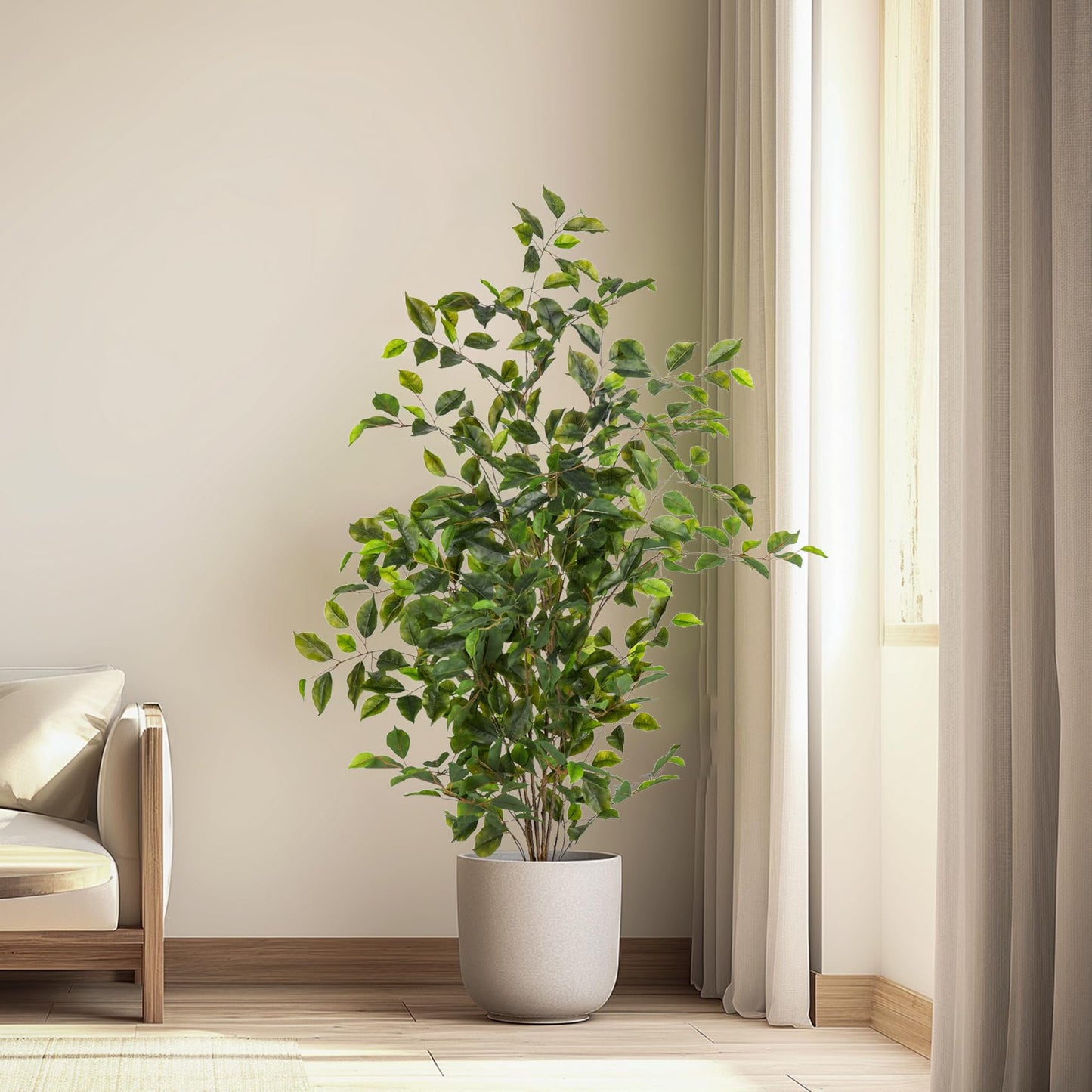 Artificial Ficus Tree & Planter