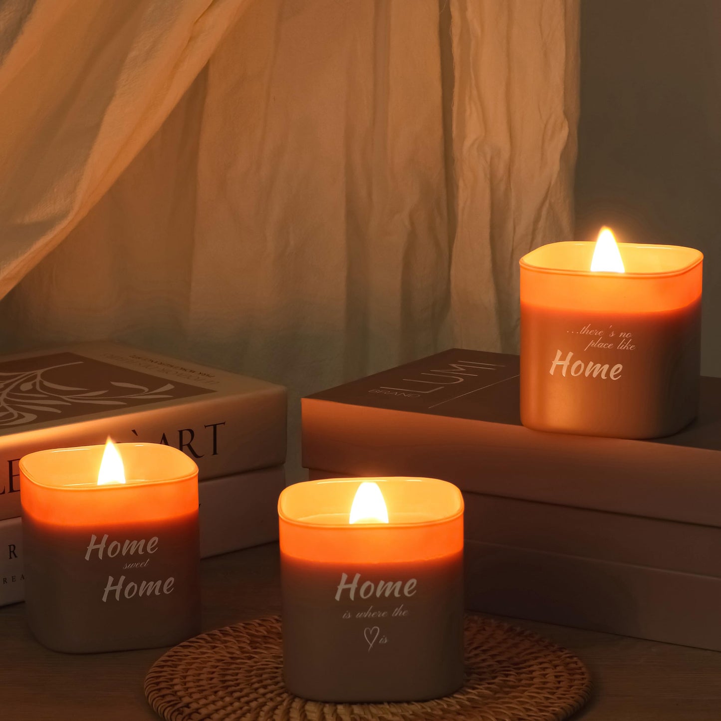 Scented Soy Candles Gift Set | Nature's Bloom Collection | 3 Scented Candles