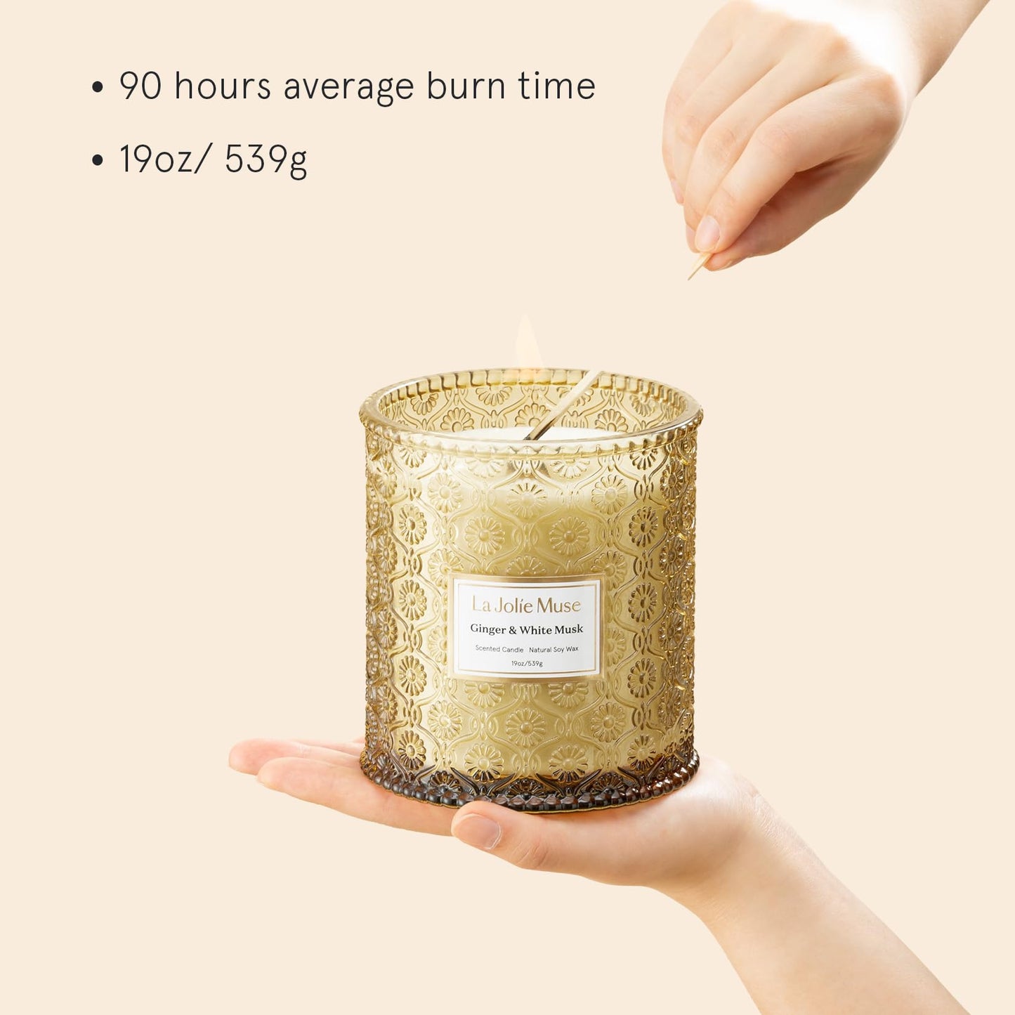 LA JOLIE MUSE Glass Jar Candle