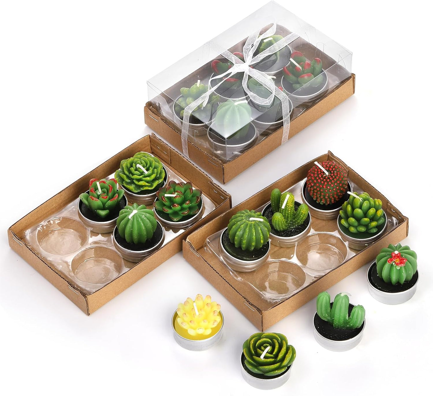 Cactus Tealight Candles