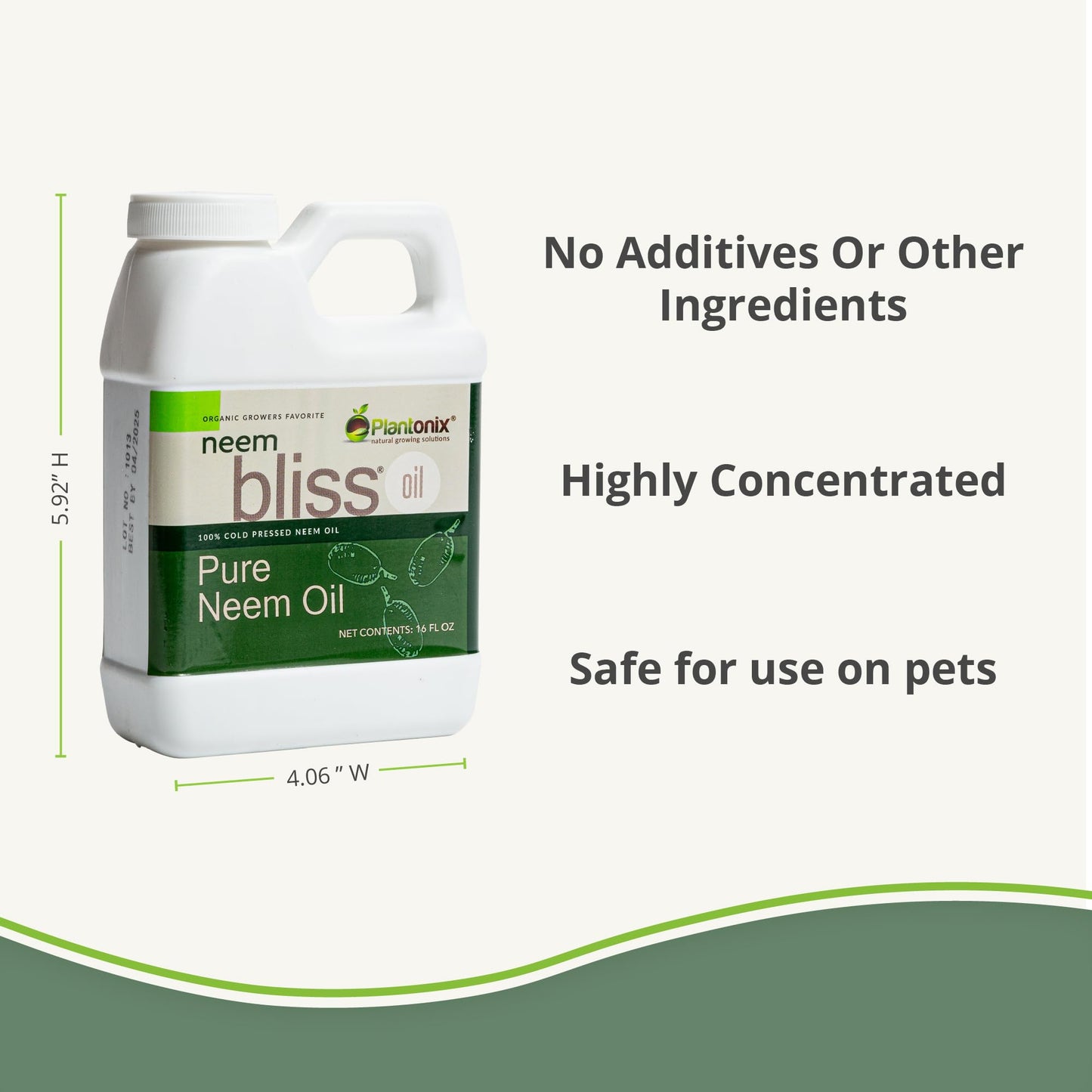Pure Neem Oil Concentrate 100% Cold Pressed