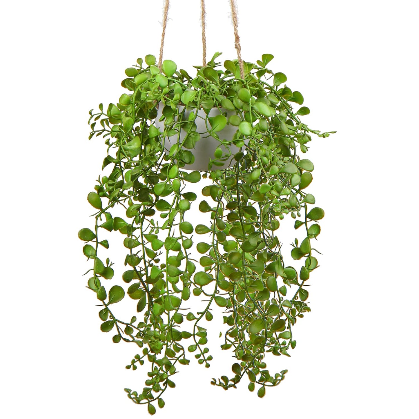 Artificial String of Pearls Hanging Plant