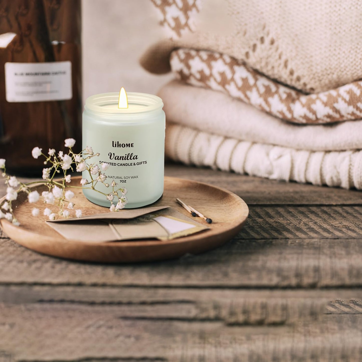 Happy Birthday Candle | Natural Soy Wax Vanilla Scented Candles