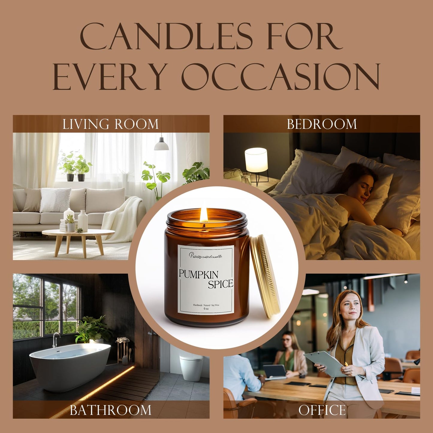 Natural Soy Wax Aromatherapy