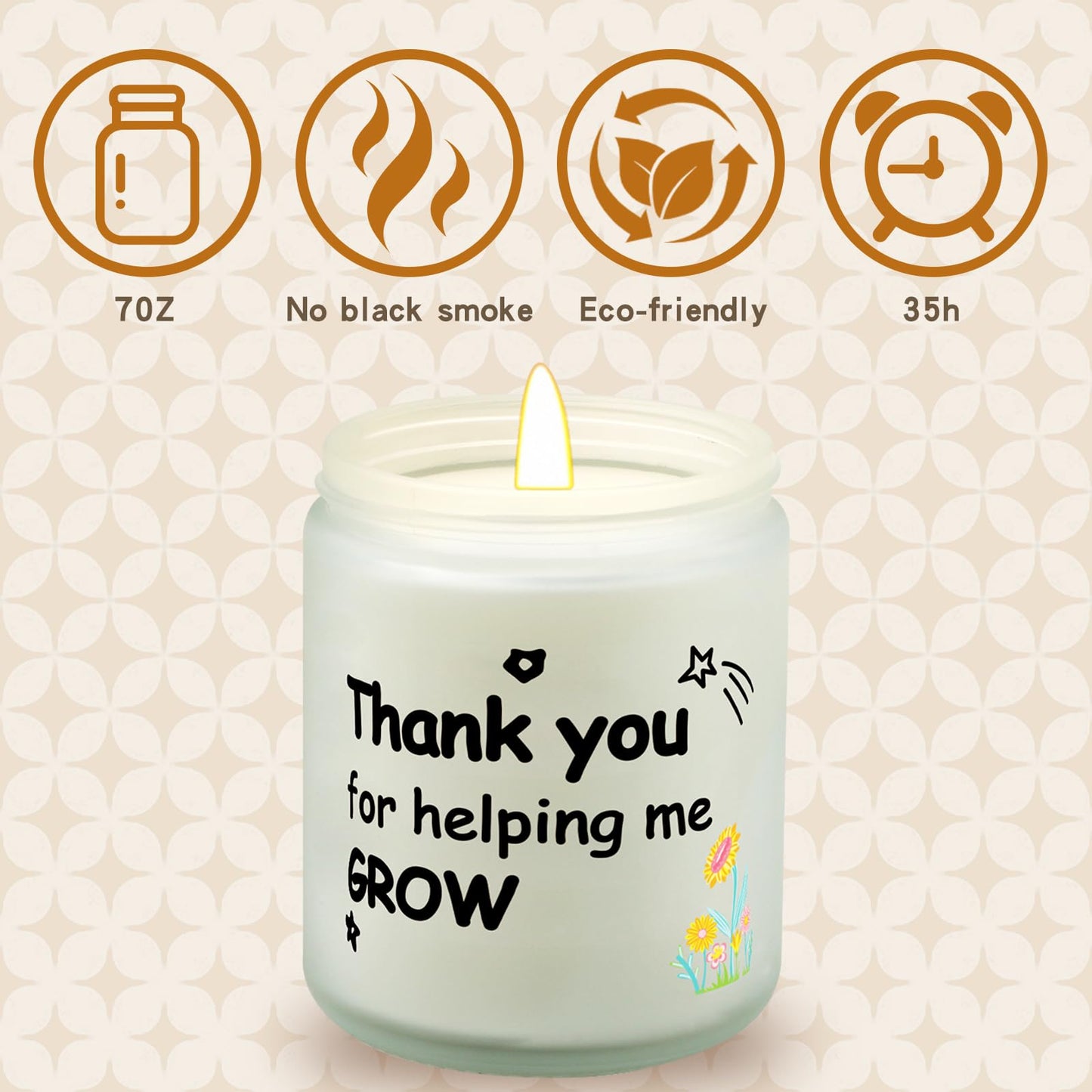 Happy Birthday Candle | Natural Soy Wax Vanilla Scented Candles