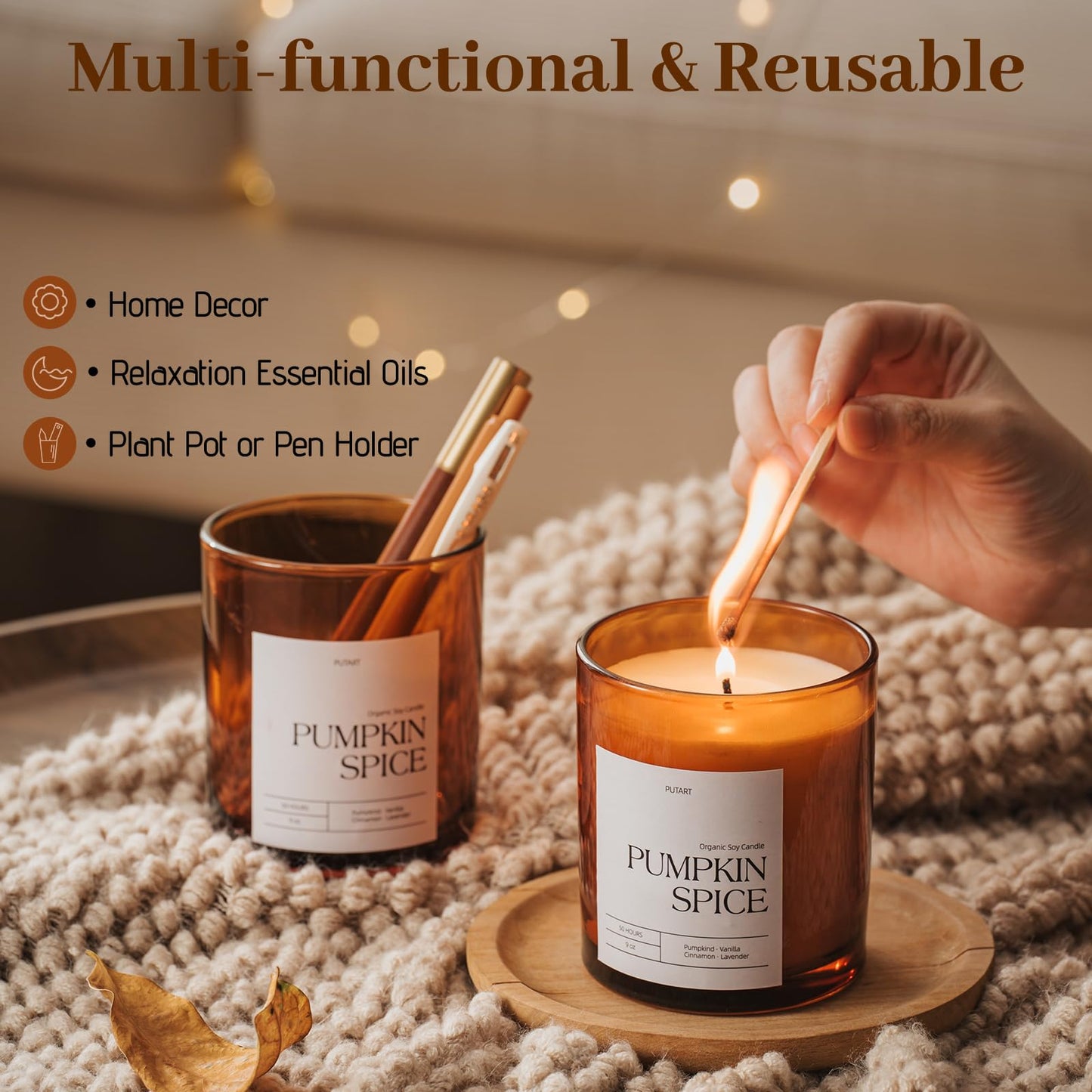 Natural Soy Wax Aromatherapy
