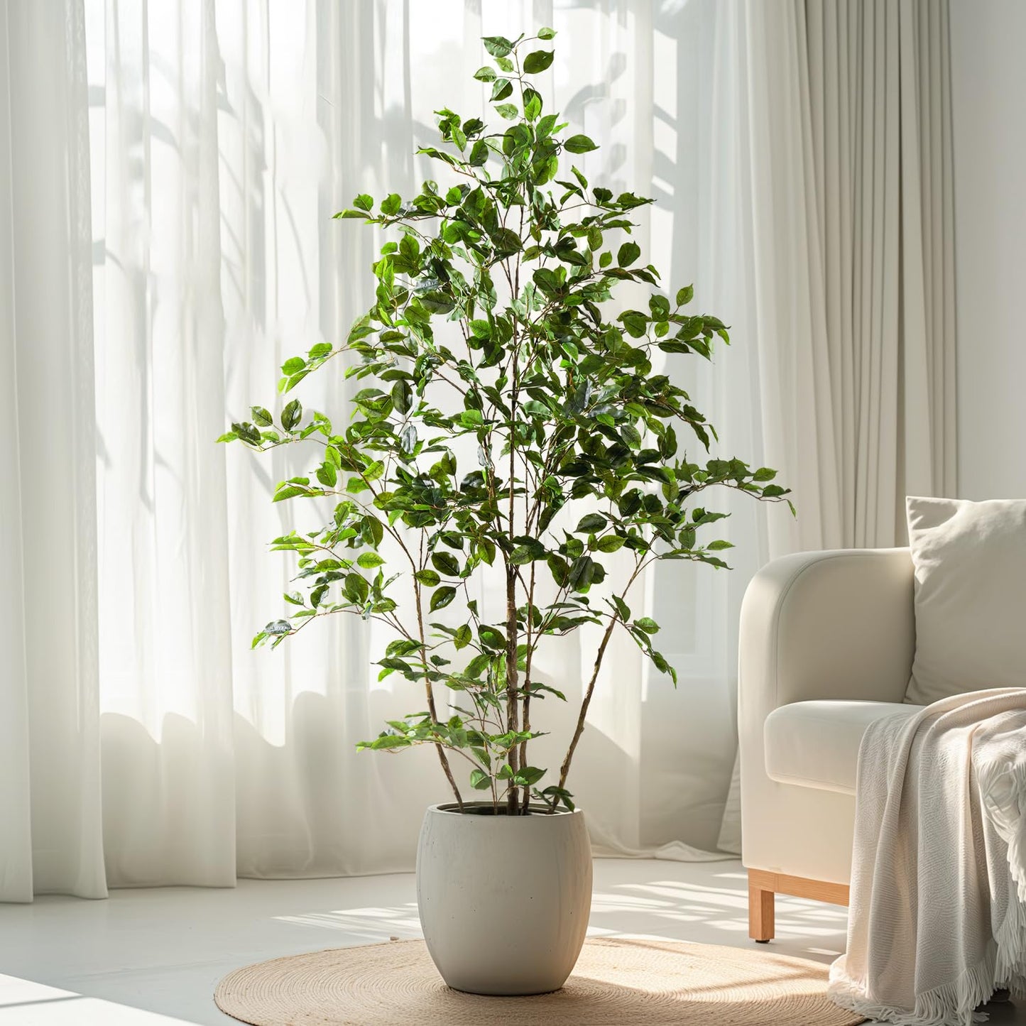 Artificial Ficus Tree & Planter