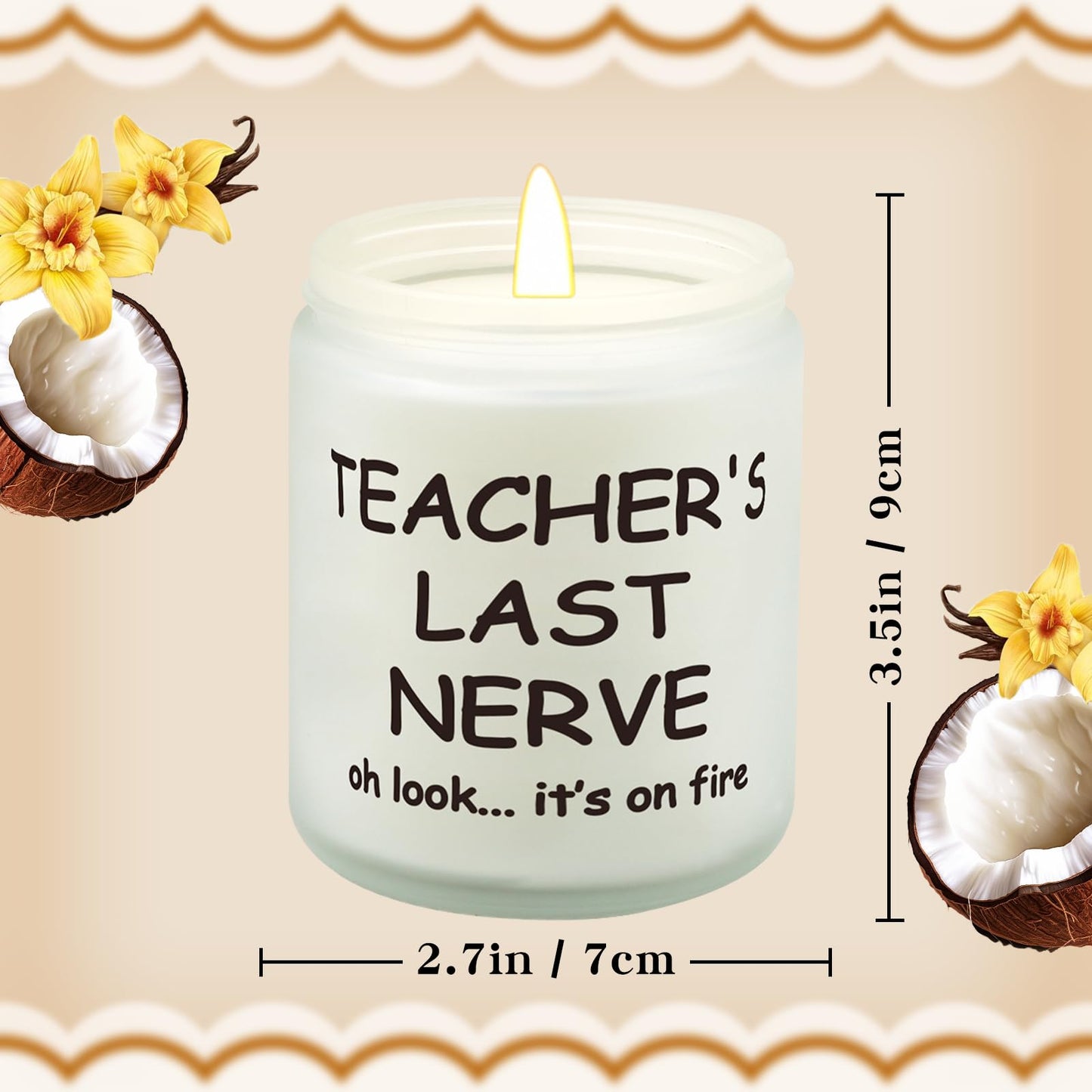 Happy Birthday Candle | Natural Soy Wax Vanilla Scented Candles