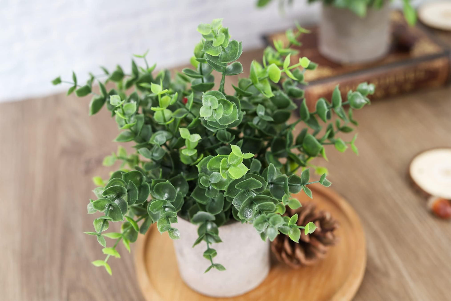 Mini Potted Artificial Plants - 3 pack