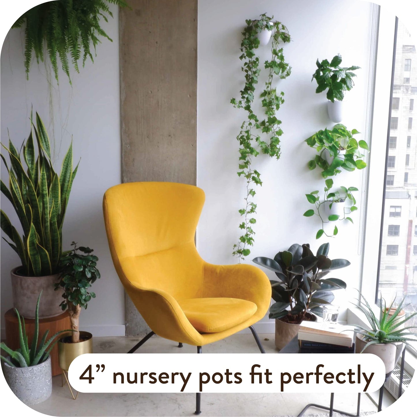 Self-Watering Wall Planter Set