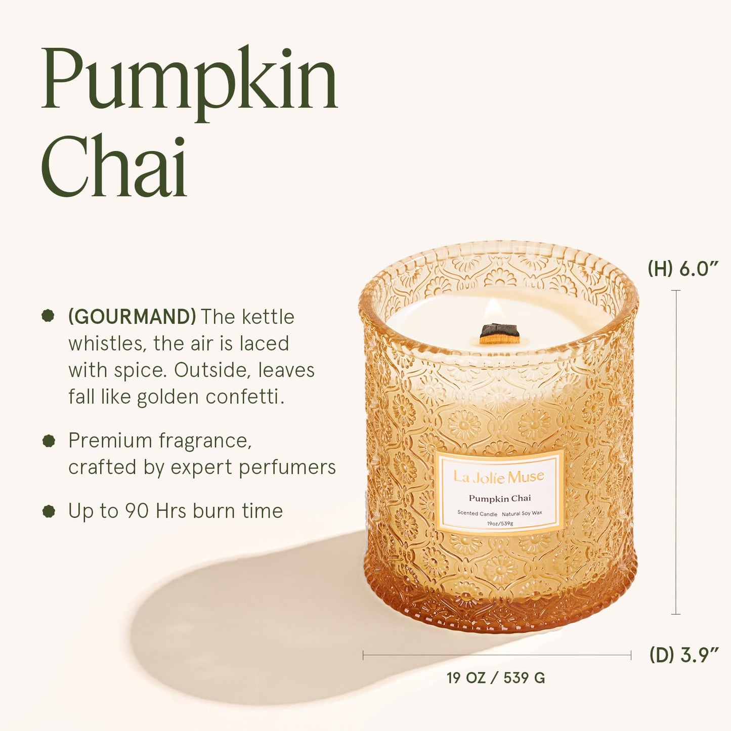 LA JOLIE MUSE Glass Jar Candle