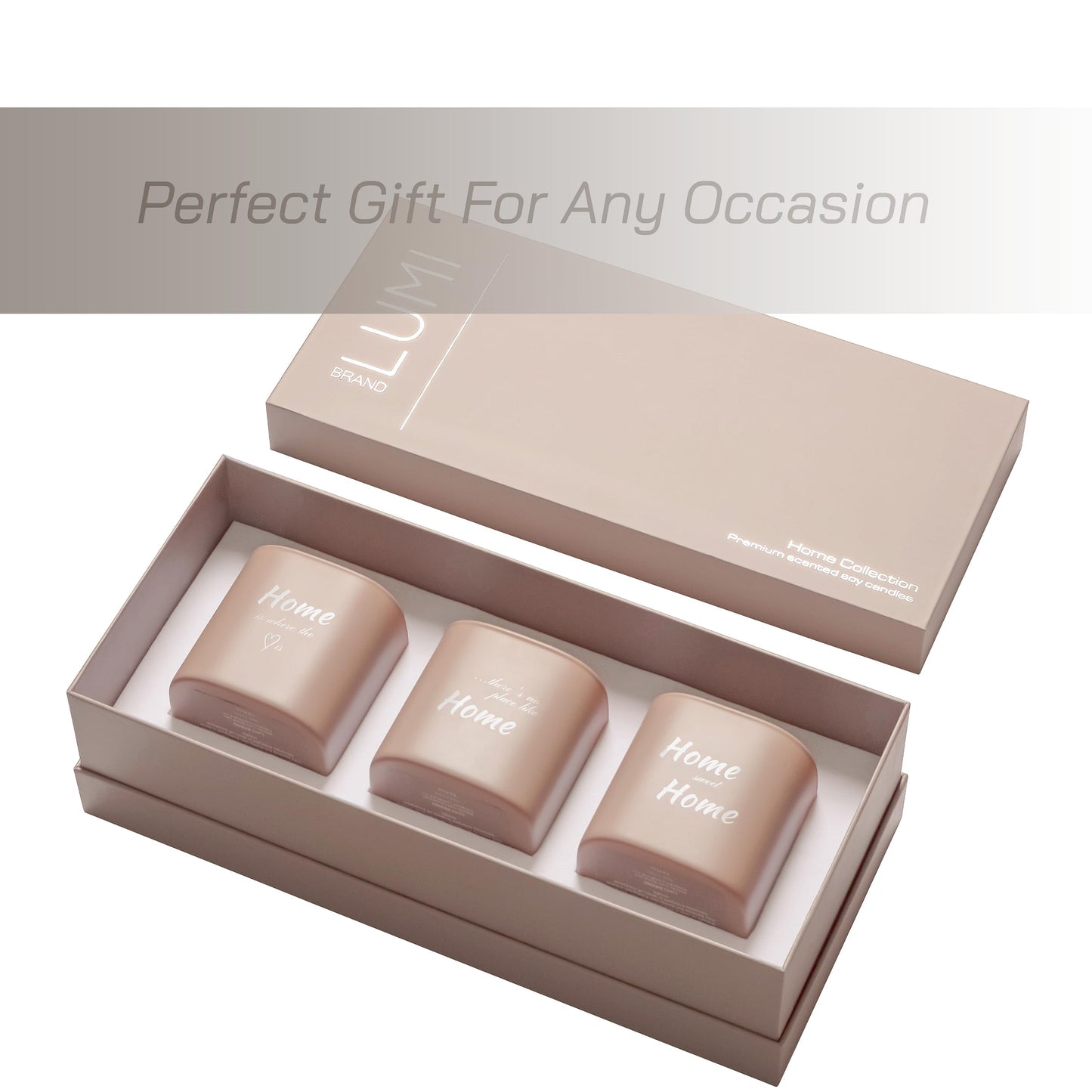 Scented Soy Candles Gift Set | Nature's Bloom Collection | 3 Scented Candles