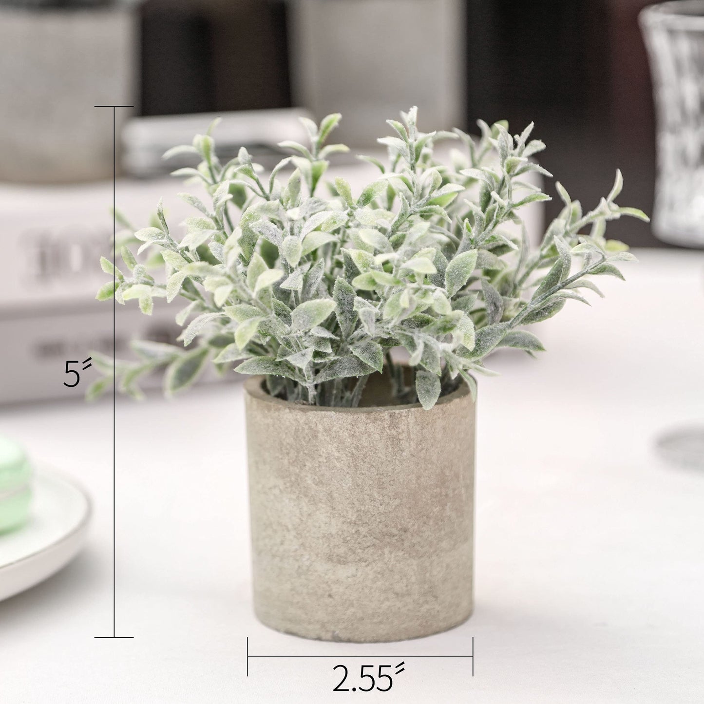Mini Potted Artificial Plants - 3 pack