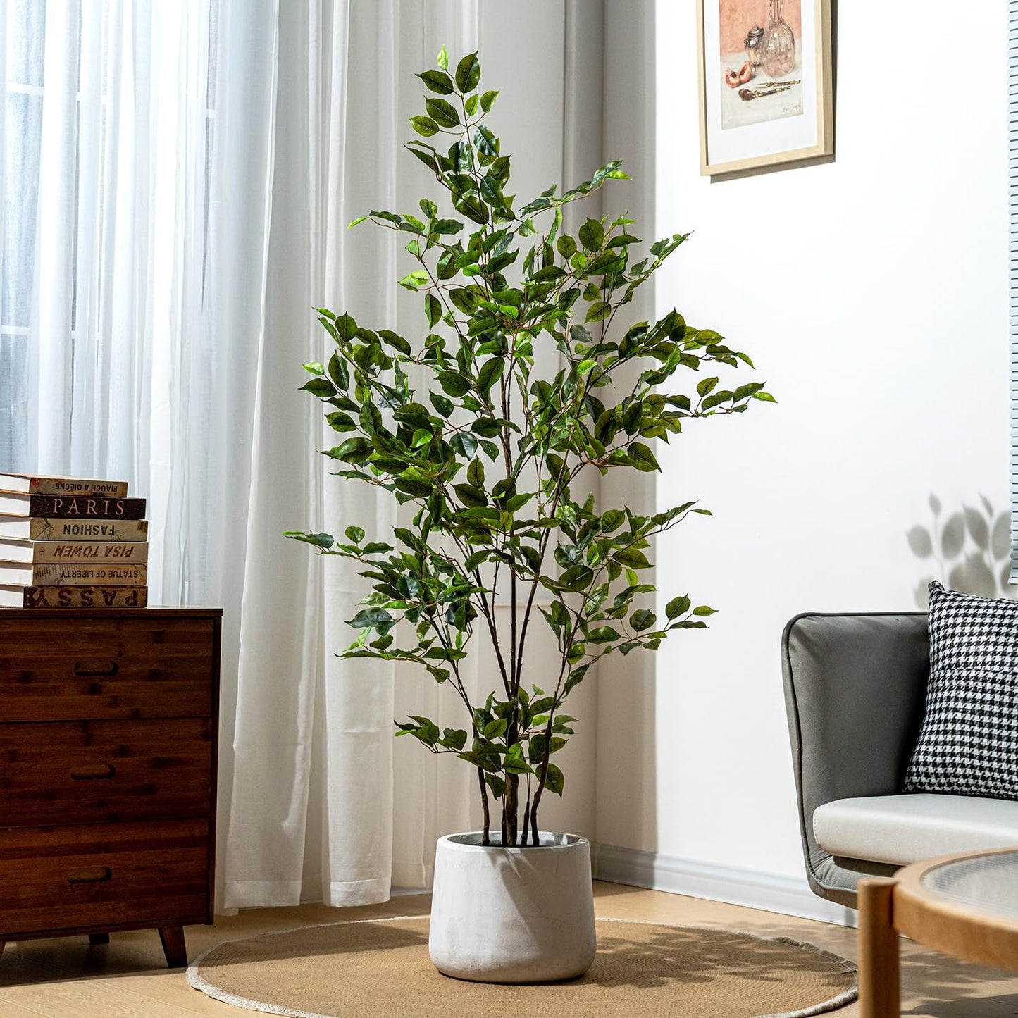 Artificial Ficus Tree & Planter