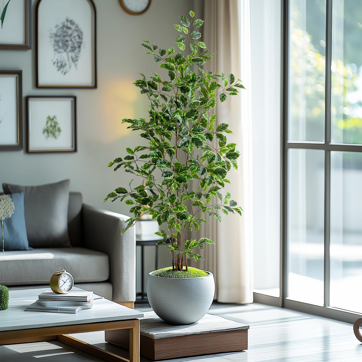 Artificial Ficus Tree & Planter