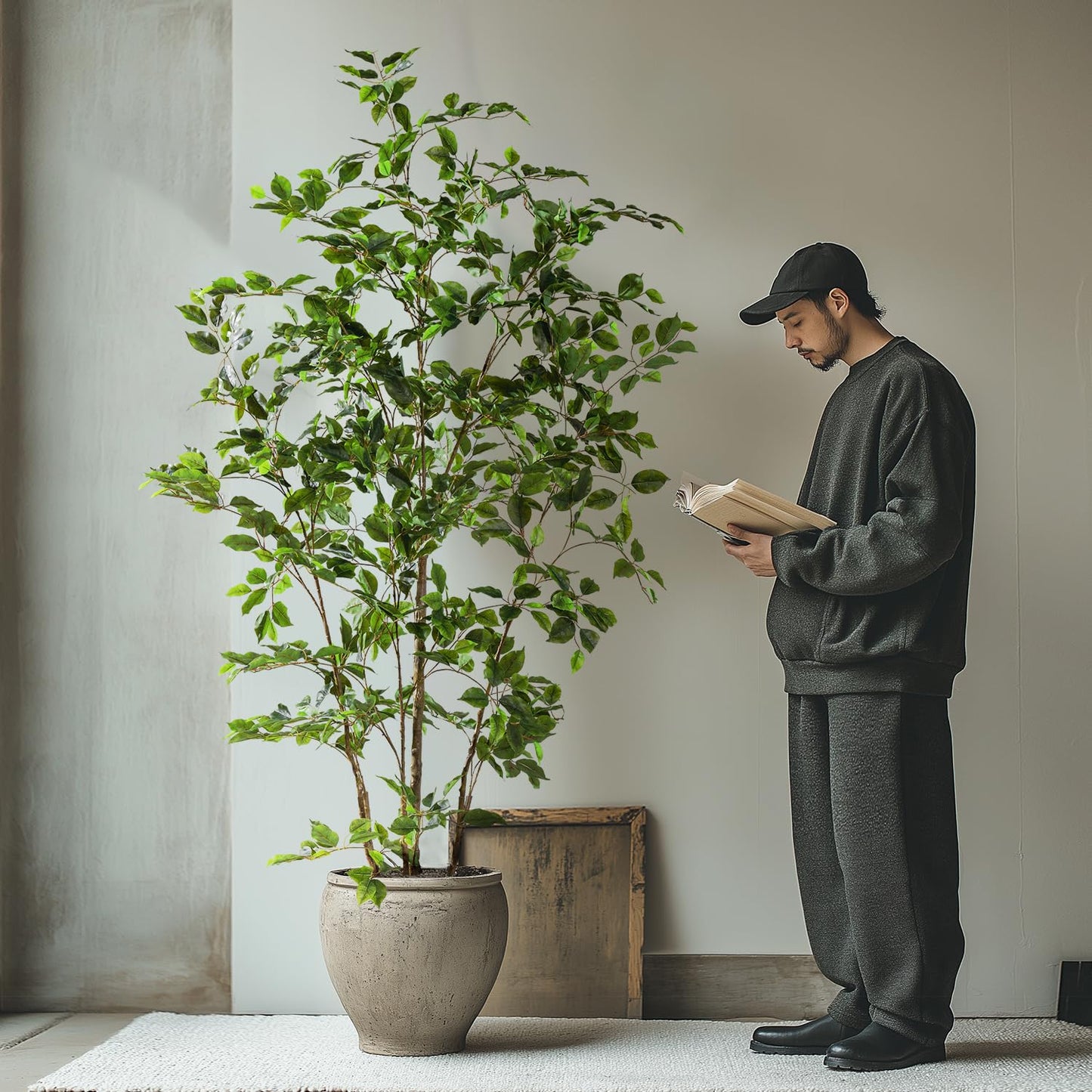 Artificial Ficus Tree & Planter