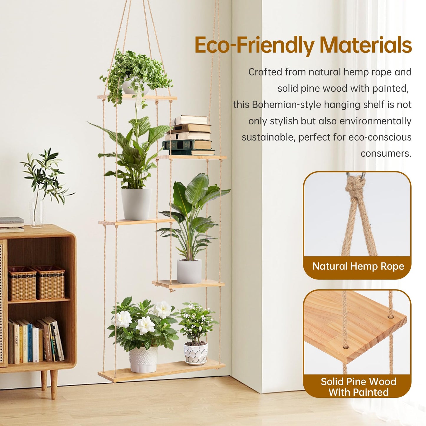 Hanging Plant Shelf
