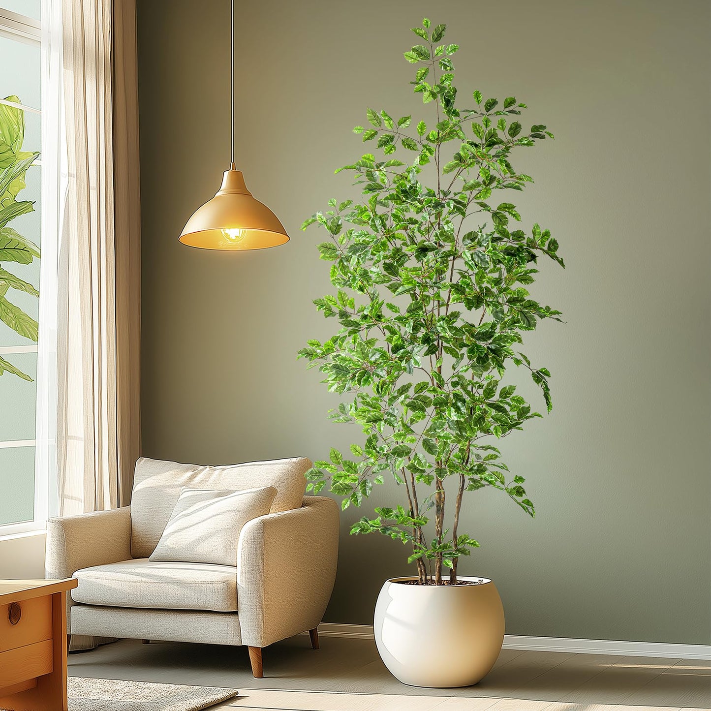 Artificial Ficus Tree & Planter