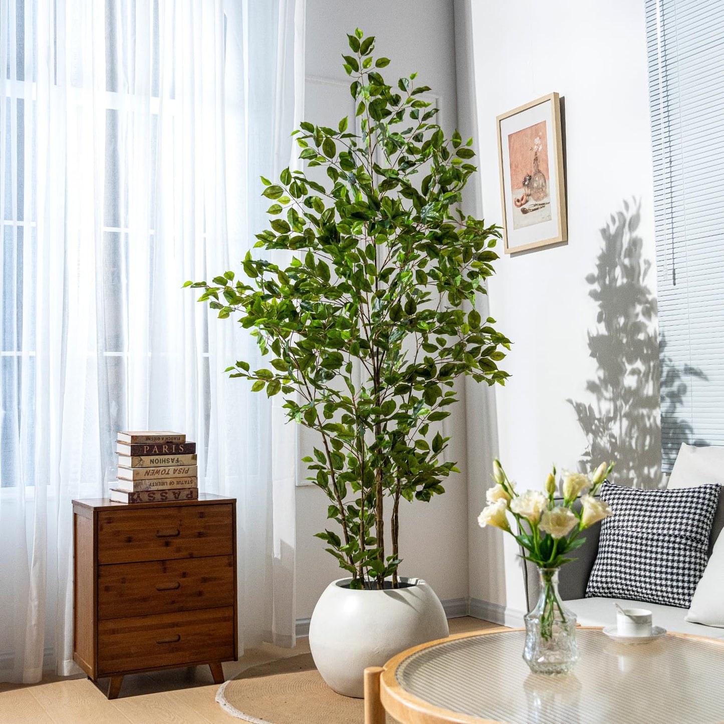 Artificial Ficus Tree & Planter