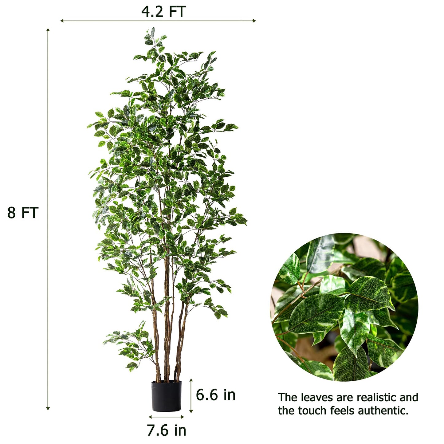 Artificial Ficus Tree & Planter