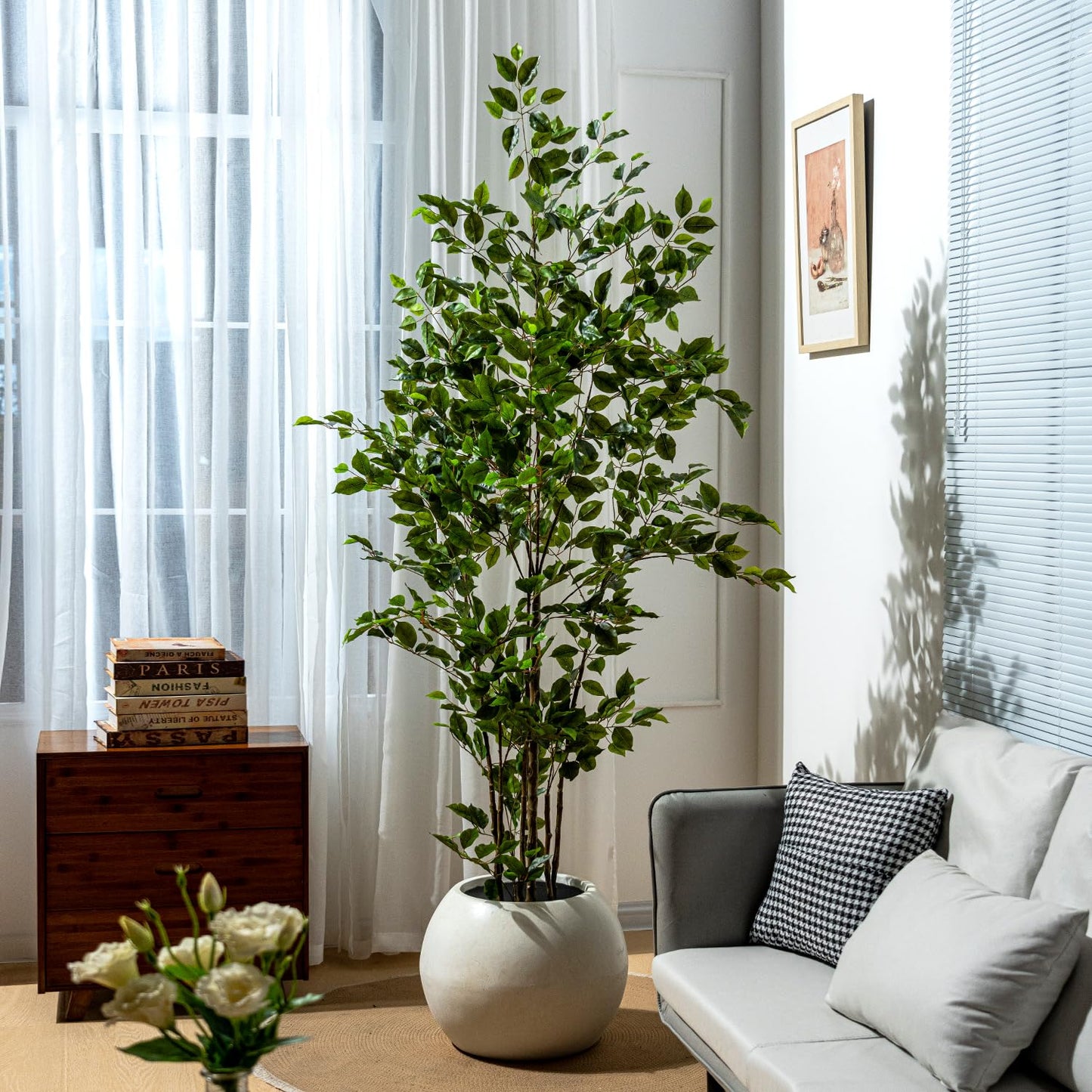 Artificial Ficus Tree & Planter