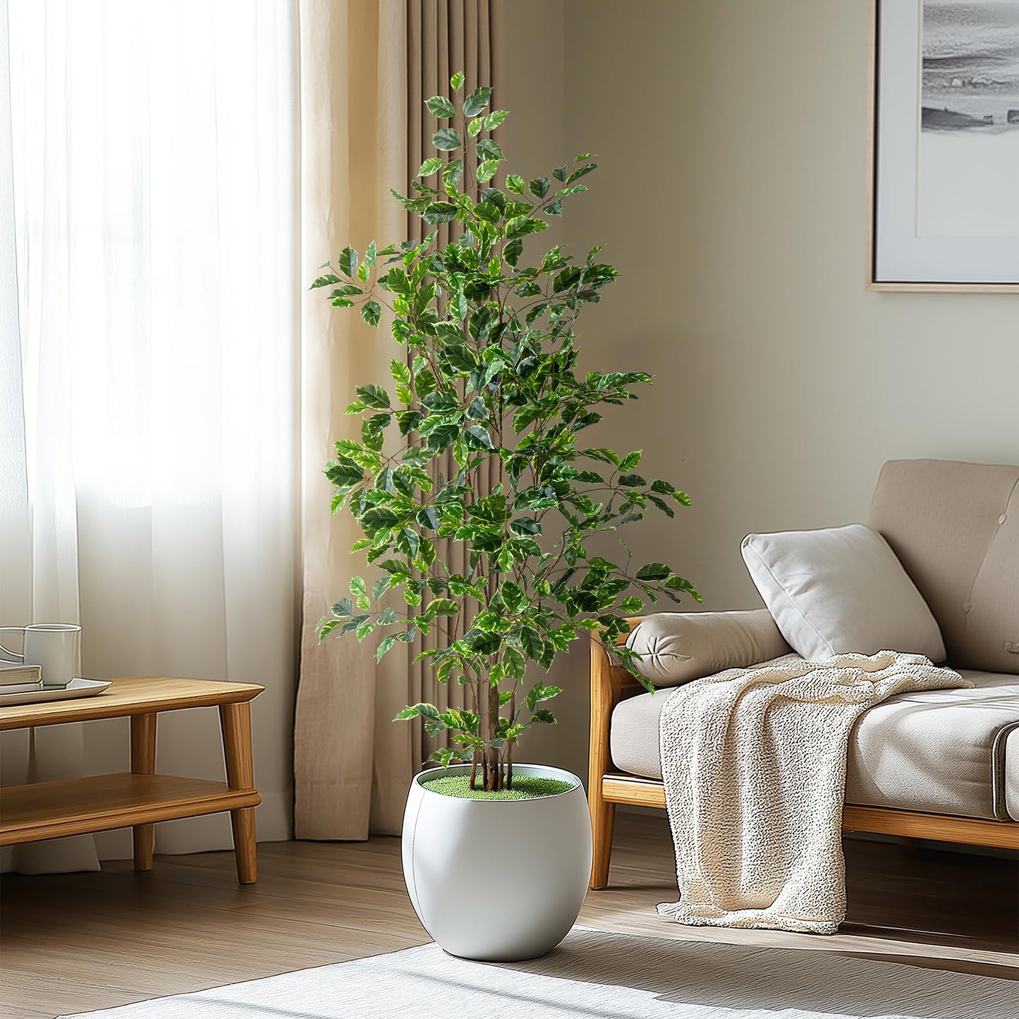 Artificial Ficus Tree & Planter