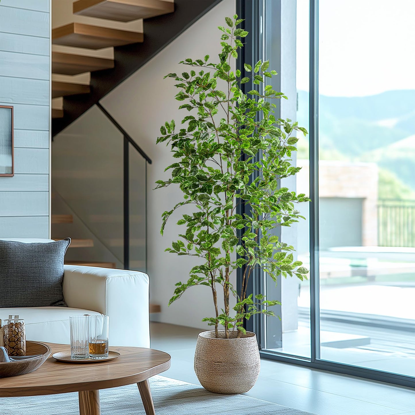 Artificial Ficus Tree & Planter