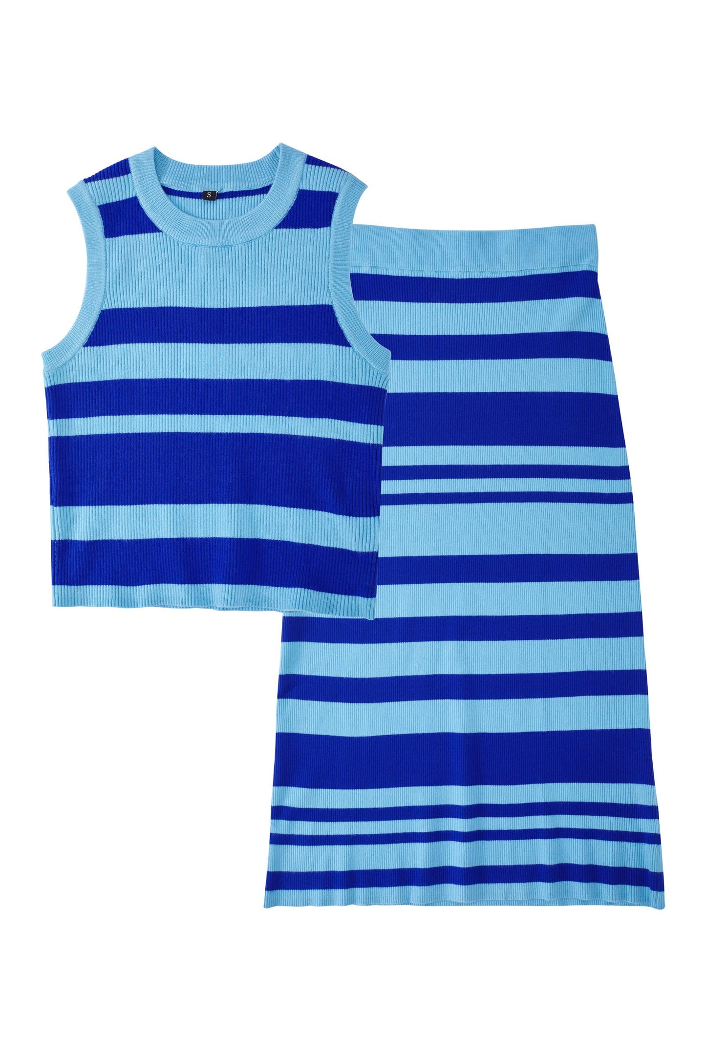 Summer Tank Top & Midi Skirt Set