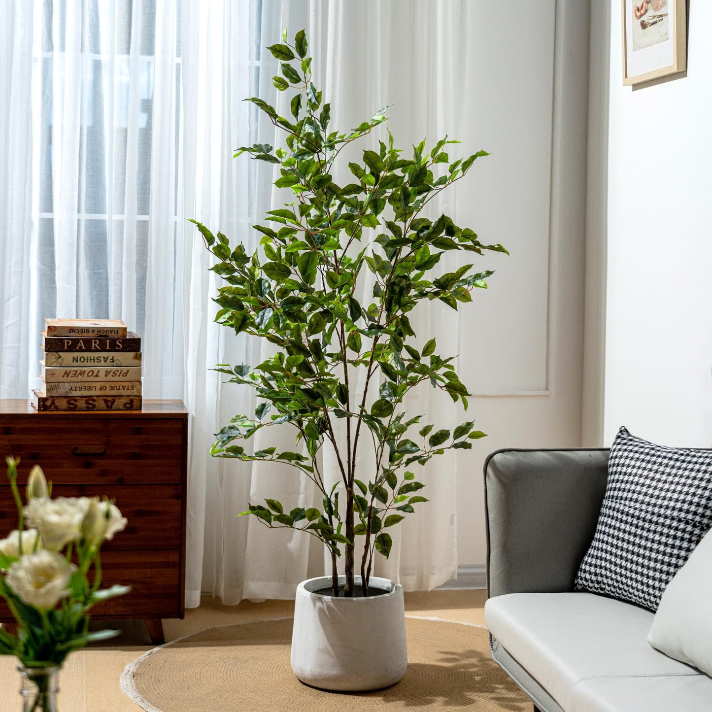 Artificial Ficus Tree & Planter
