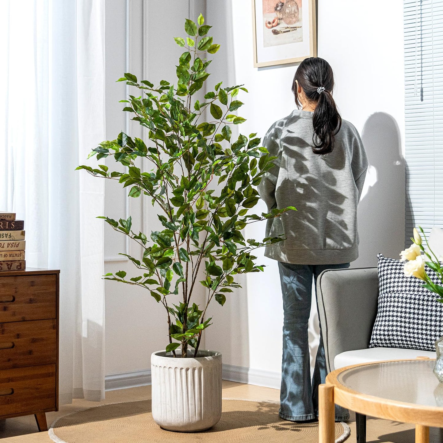 Artificial Ficus Tree & Planter