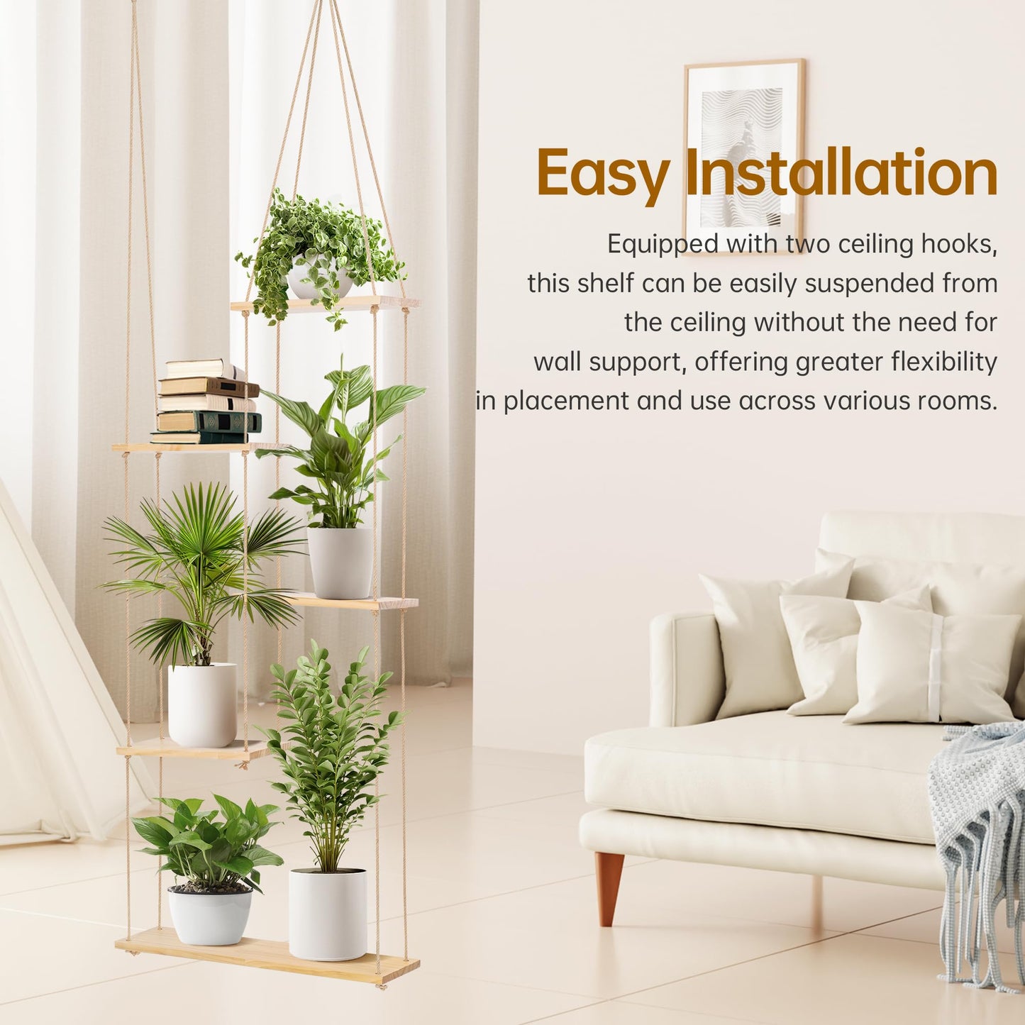 Hanging Plant Shelf