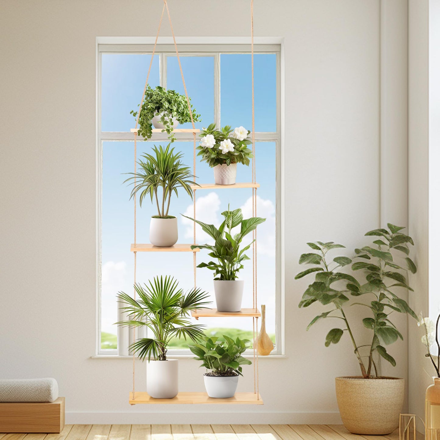 Hanging Plant Shelf