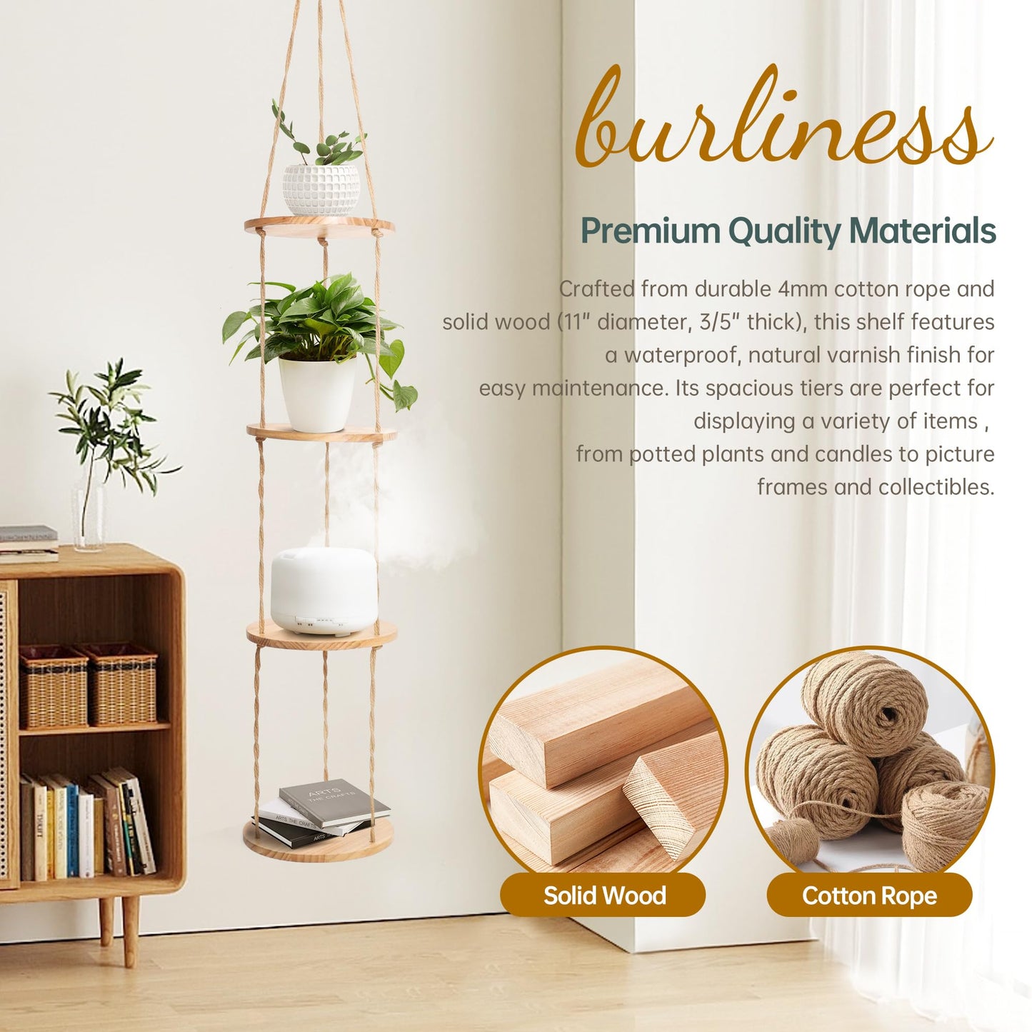 Hanging Plant Shelf