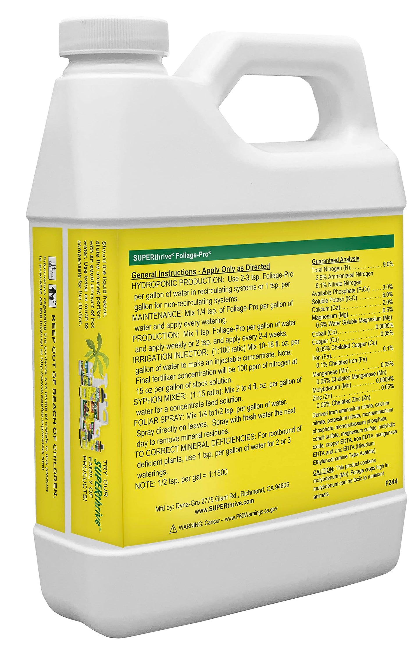 Dyna Gro Foliage Pro - Superthrive 936