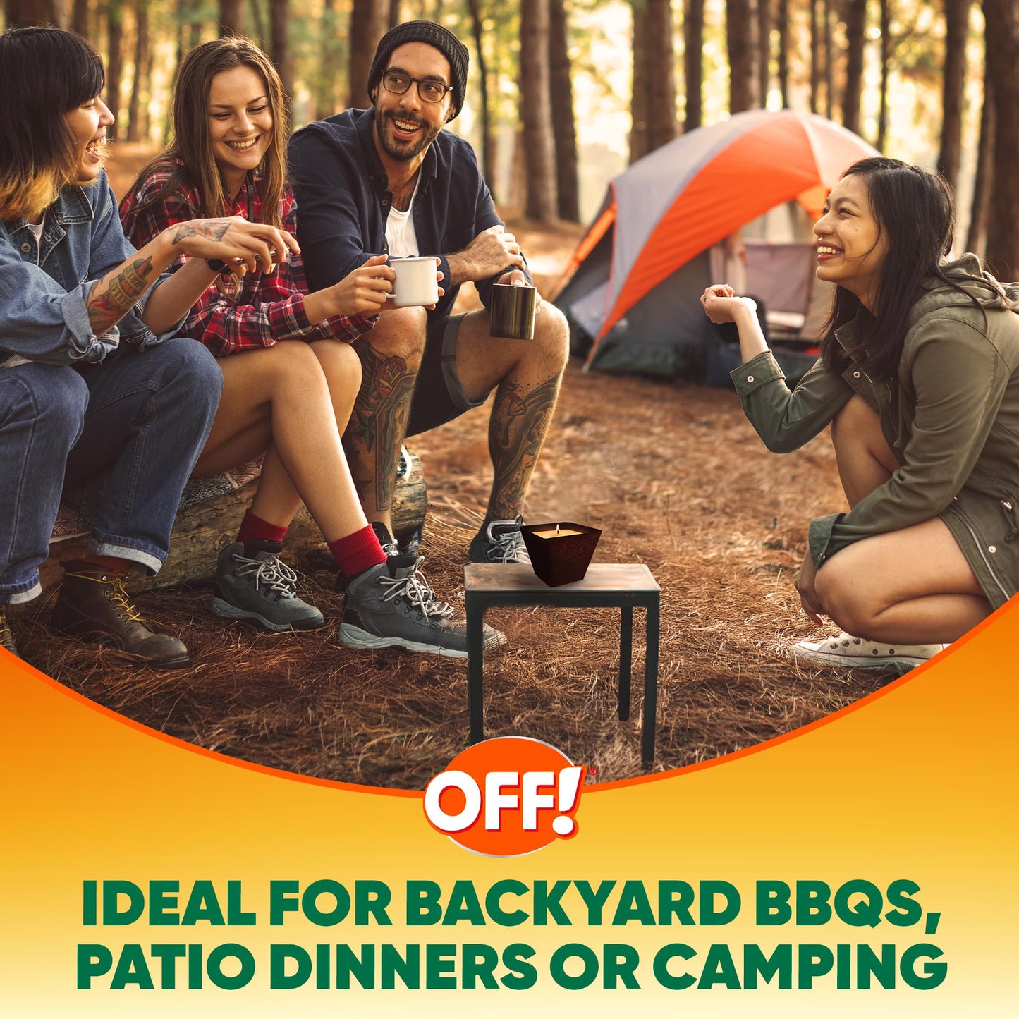 OFF! Backyard Citronella Scented Candle
