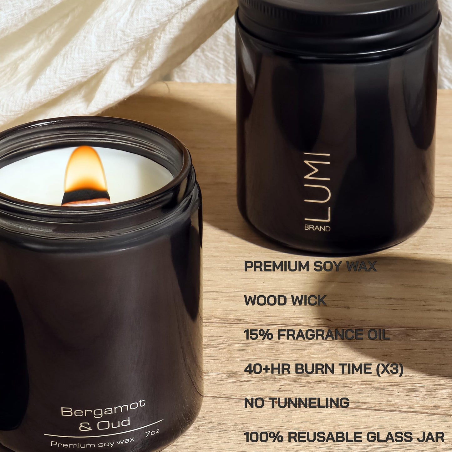 Scented Soy Candles Gift Set | Nature's Bloom Collection | 3 Scented Candles