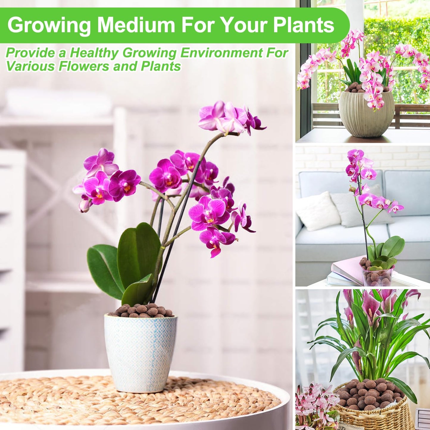 Organic Expanded Clay Pebbles for Plants | Leca
