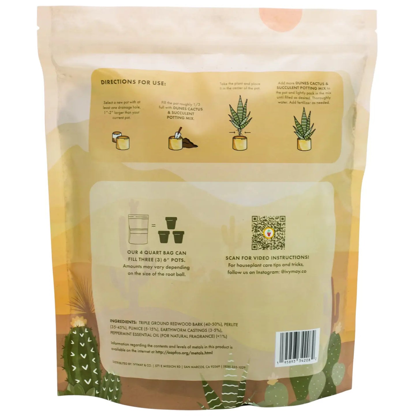 Cactus + Succulent Potting Mix