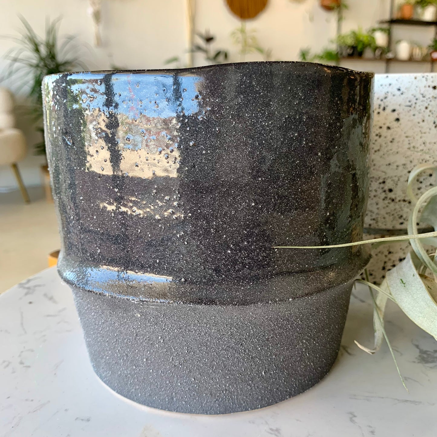 Modern Dark Gray Pot