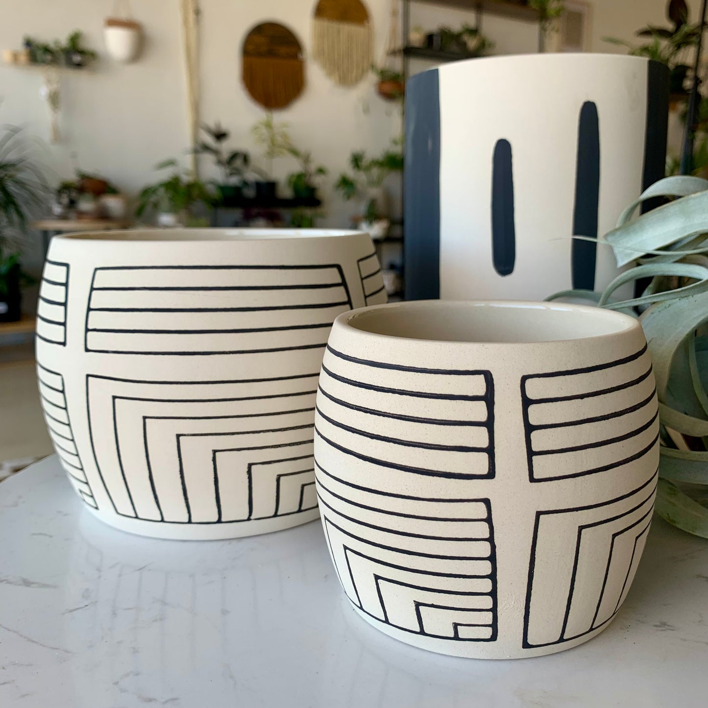 Line Pattern Planter