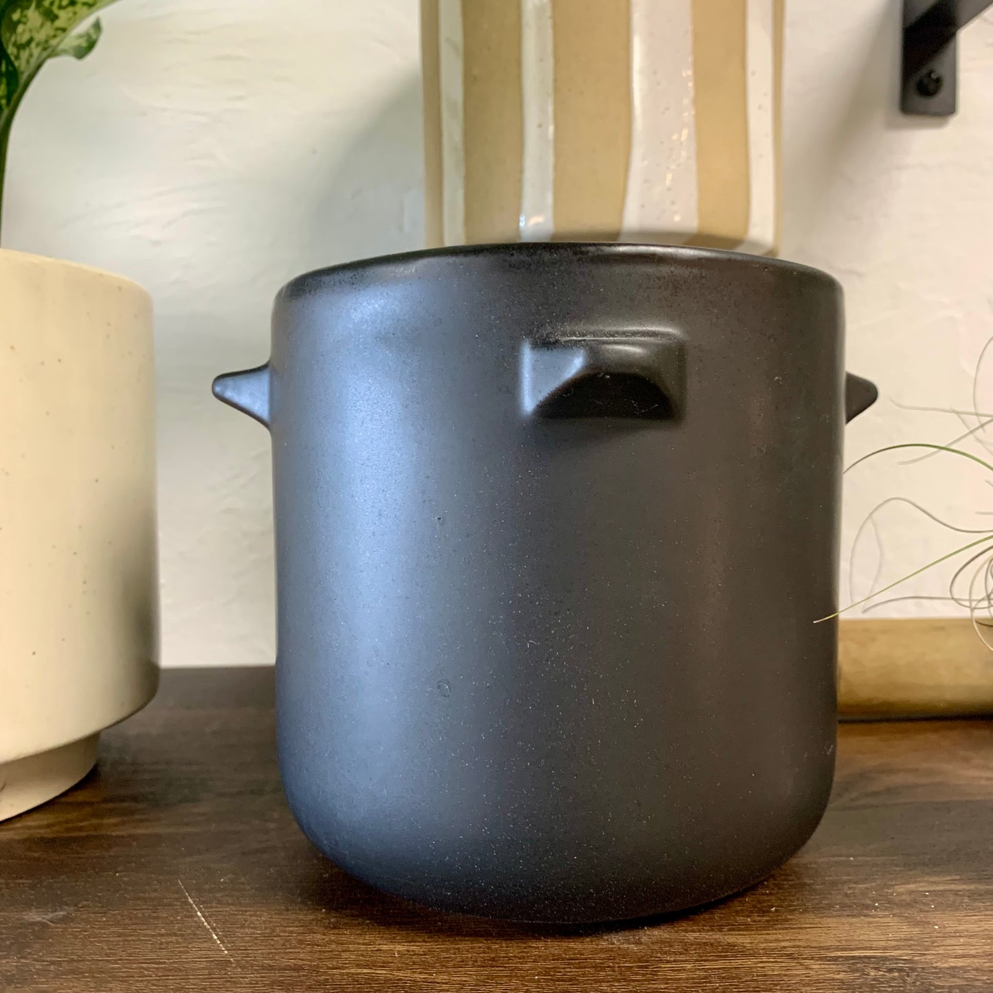 Modern Black Pot