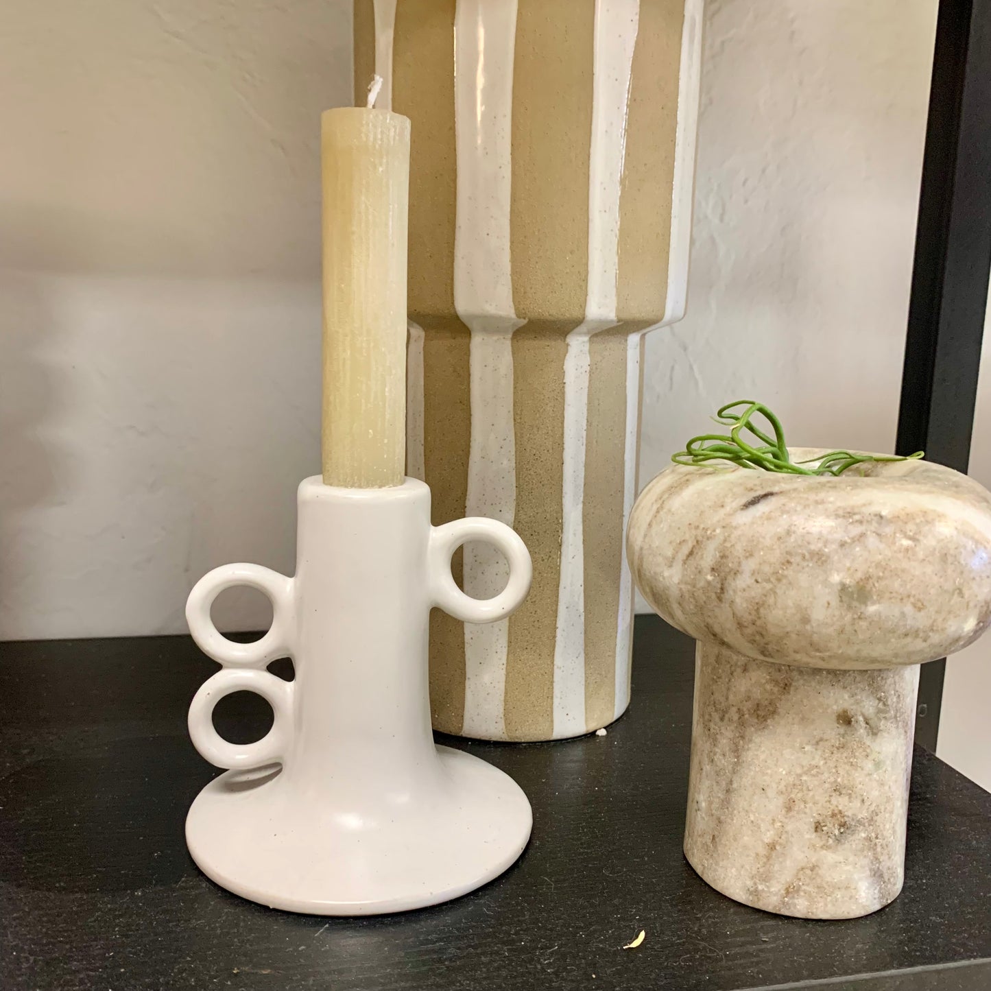 Honey Taper Candle Set