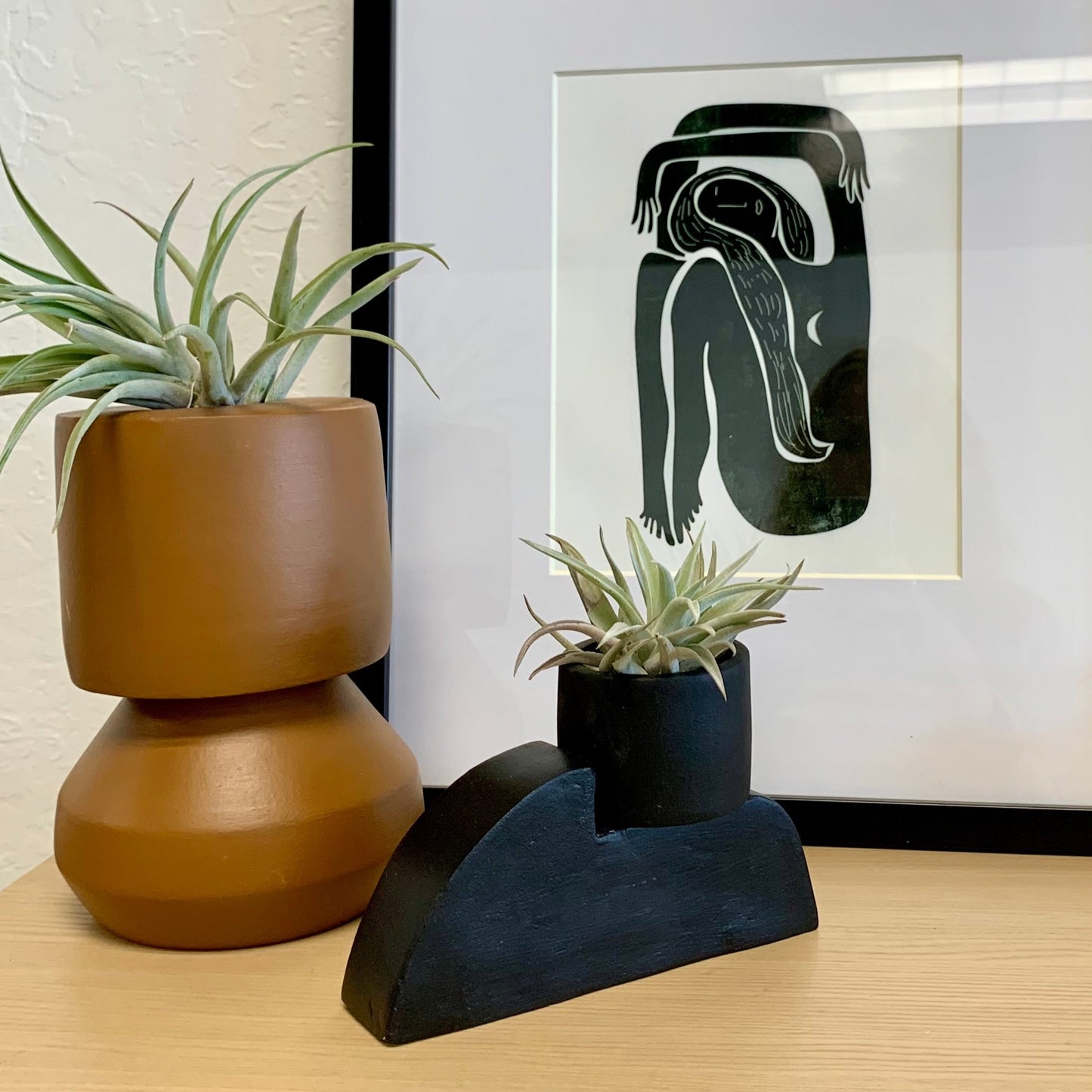 Handmade Terracotta Vase 9"