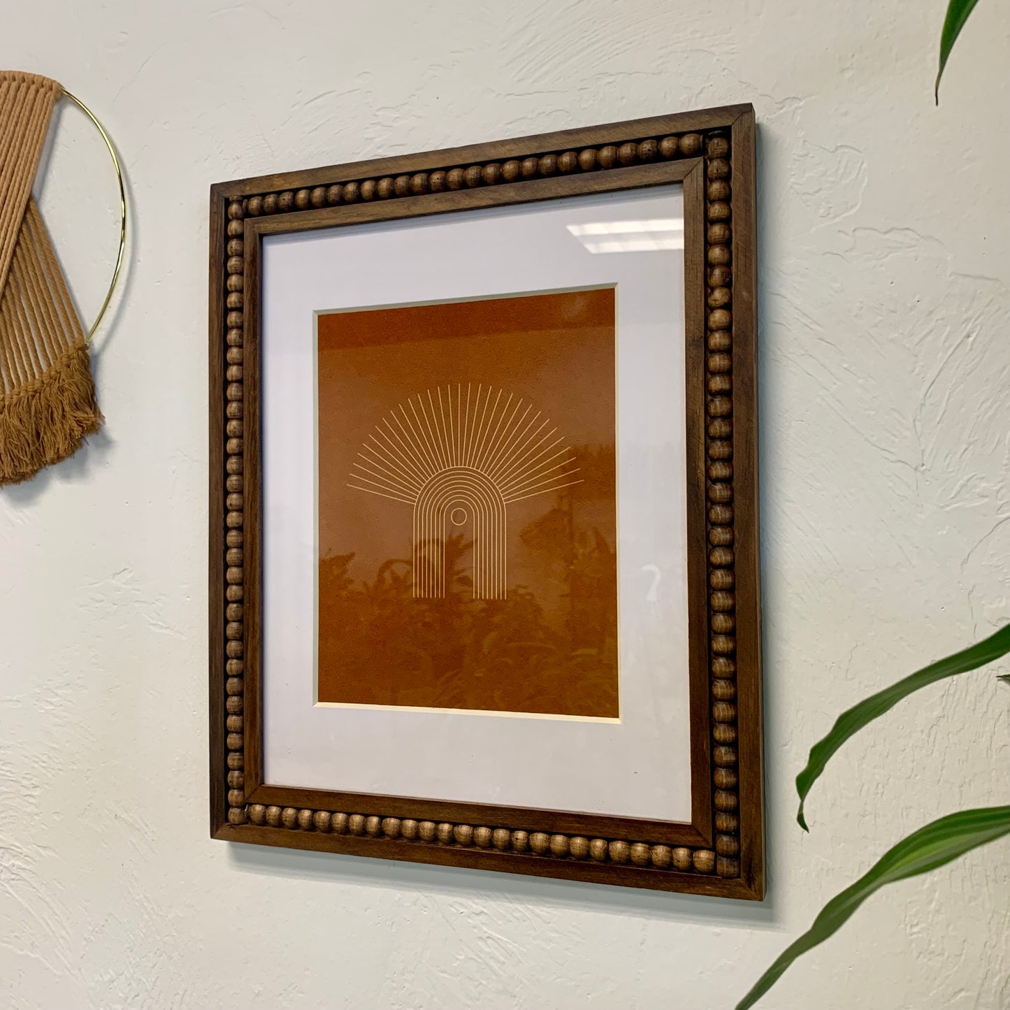 Boho Wood Frame Artwork