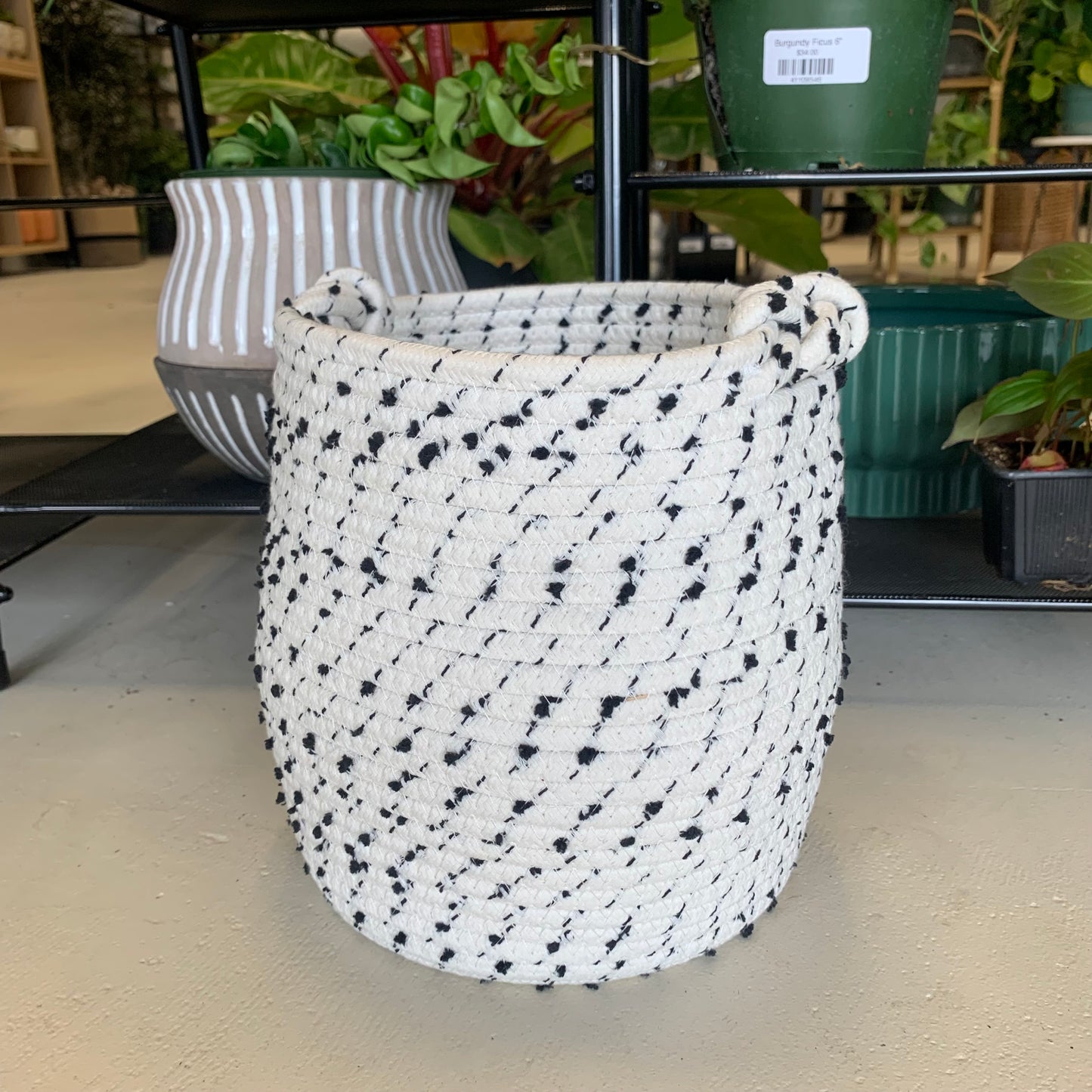 Woven Speckled Basket