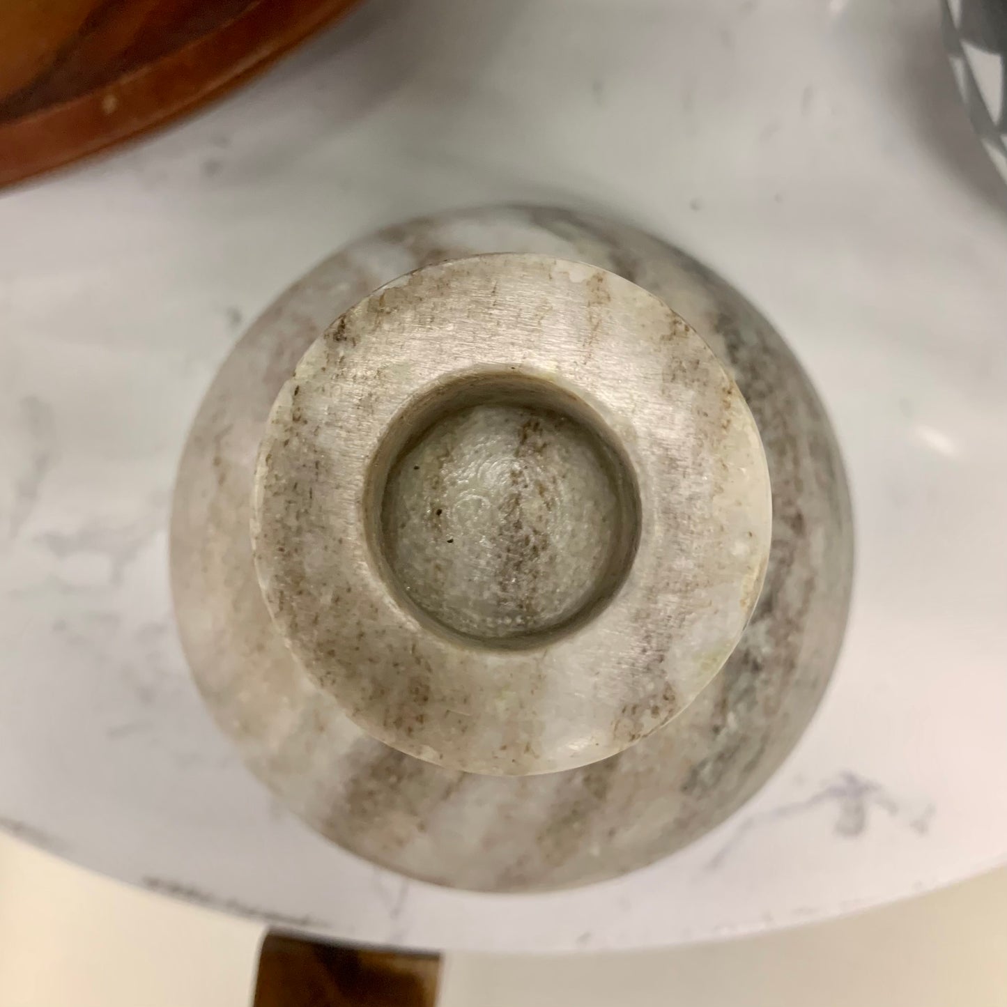 Marble Taper Candle Holder