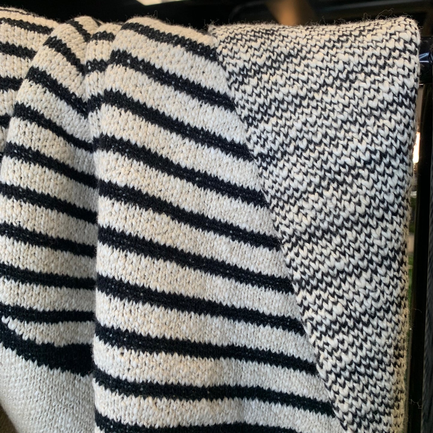 Modern Knit Throw Blanket